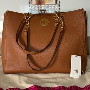 Tory Burch Everly Tote Light Umber